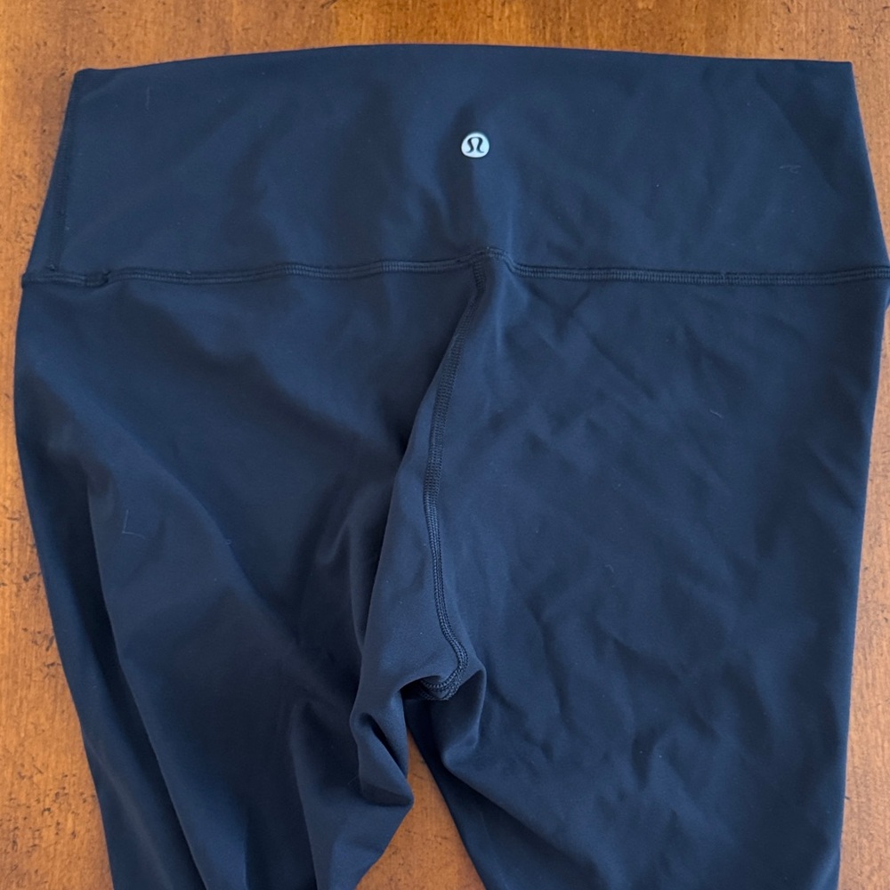 Lululemon Black High-Rise Align Leggings Size 12. 27” inseam.